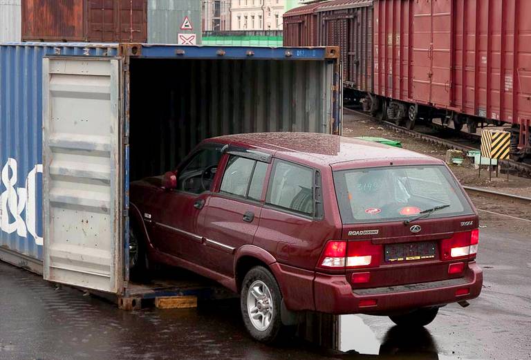 Контейнерные перевозки легковой машины стоимость из Красноярска в Волгоград